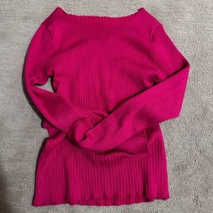 off the shoulder sweater